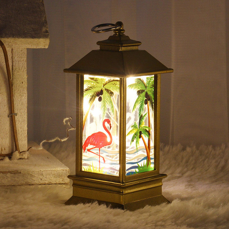 Santa Claus Snowman Light Merry Christmas Home Decor