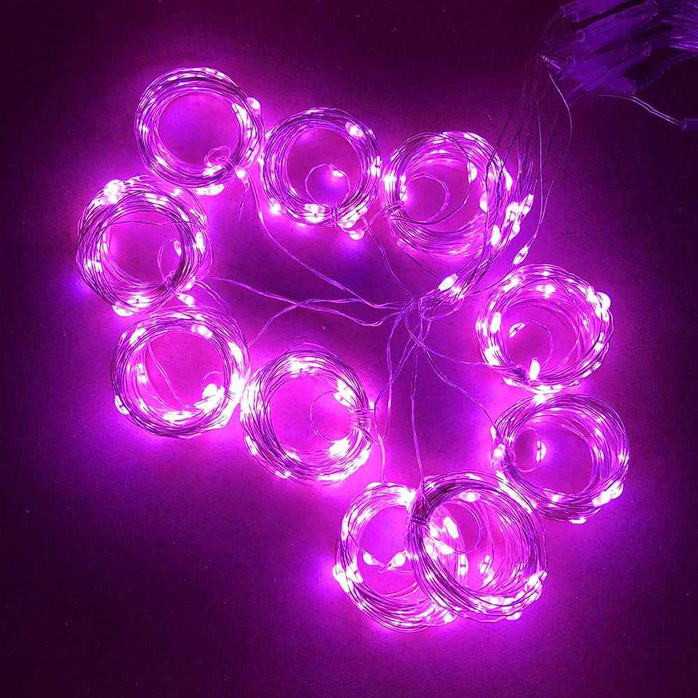 LED Curtain Garland On The Window USB String Lights Remote Control Christmas Decorations For Home Room
