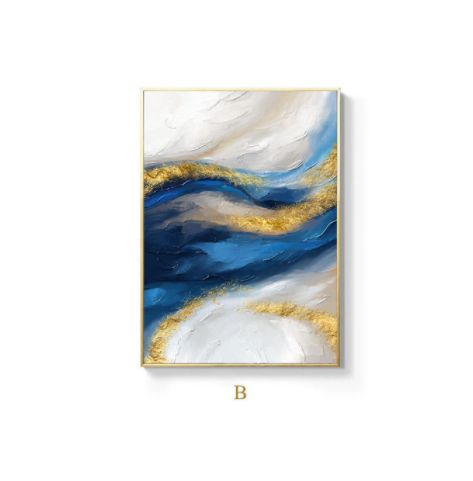 Abstract Canvas Painting Contemporary Art Poster Modern Home Living Room Decor