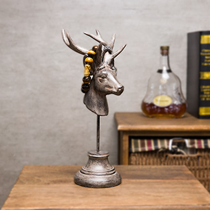Stag Head watch and jewelry holder