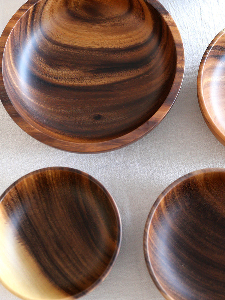 Elegant and durable Kitchen Natural Wooden Bowl – perfect for any meal.