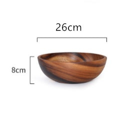 Elegant and durable Kitchen Natural Wooden Bowl – perfect for any meal.