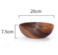 Elegant and durable Kitchen Natural Wooden Bowl – perfect for any meal.