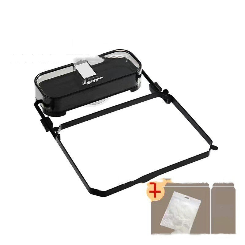 Effortlessly manage kitchen waste with space-saving Kitchen Sink Filter Rack.