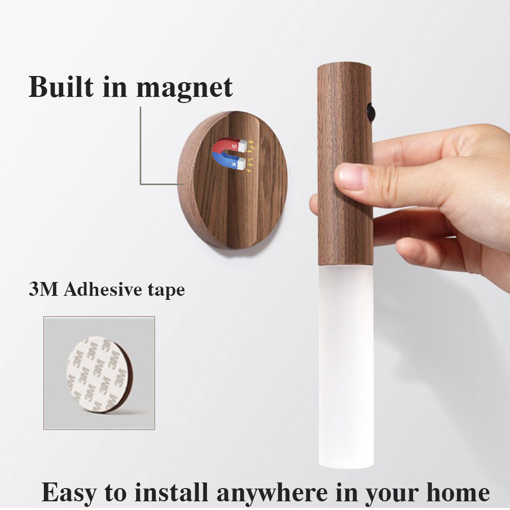 Stylish, motion-sensing LED night light for effortless, ambient lighting.