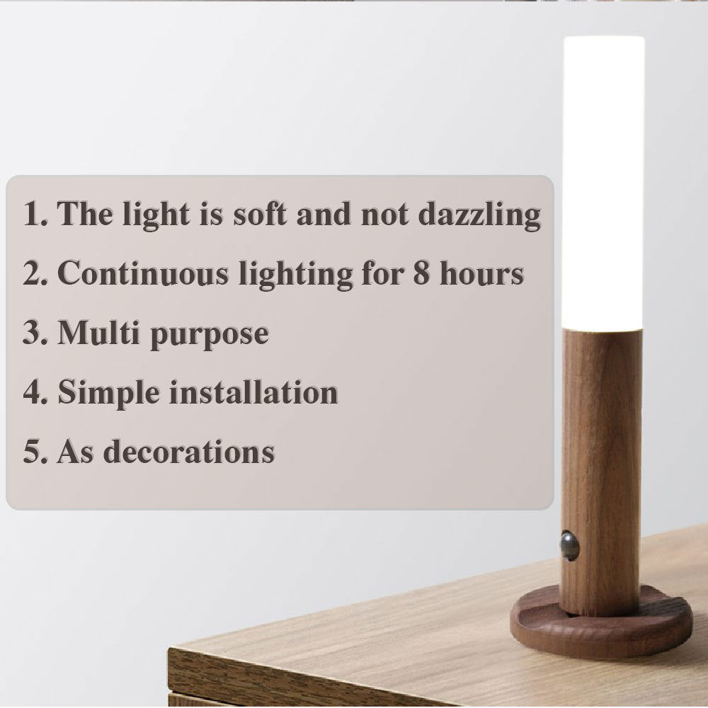 Stylish, motion-sensing LED night light for effortless, ambient lighting.